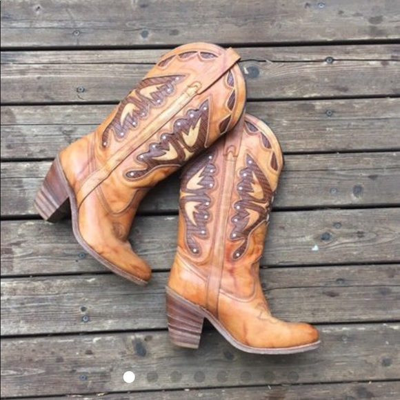 Miss Capezio Shoes - Miss Capezio Vintage Butterfly Boots 7.5